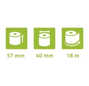 Exacompta Zero Plast Receipt 18M P20