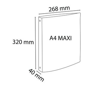 Skandi Ring Binder Ast Pk4