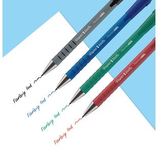 Papermate Flexgrip Gel Pens Blu Pk12
