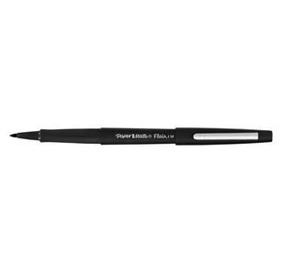Papermate Flair Felt Tip Black Pk12