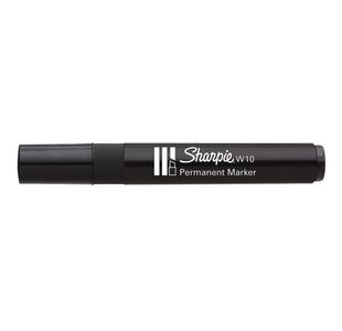 Sharpie W10 Perm Chsl Marker Blk P12