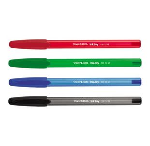 Papermate Inkjoy 100 Cap Med Ast Pk4