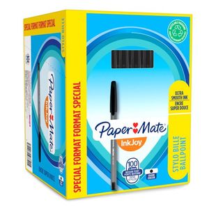 Papermate Inkjoy 100 Med Black Pk100