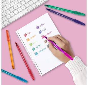 Papermate Inkjoy 100 Med Black Pk100