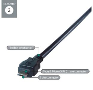 Usb 2 Charge/Sync Cbl A-B Micro Pk5
