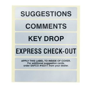 Safco Locking Steel Suggestion Box