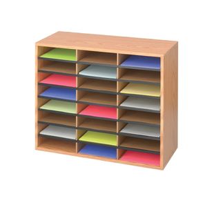 24 Comp Wood Lit Organ Beech