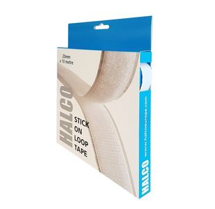 Halco Stick Loop Roll 20Mmx10M Wht