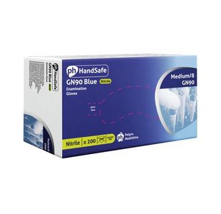 Handsafe Pf Nitrle Gloves M 200 Gn90
