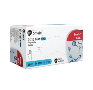 Shield Pf Vinyl Gloves S Pk100 Gd13
