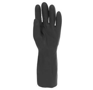 33Cm Industrial Rubber Glove Blk 10
