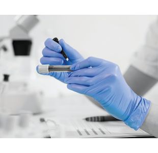 Handsafe Nitrile Gloves Lg Blu Pk200