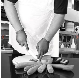 Hpc Disb Aprons/Roll White Pk1000