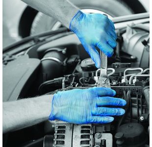 Shield Pf Vinyl Gloves Xl Pk100