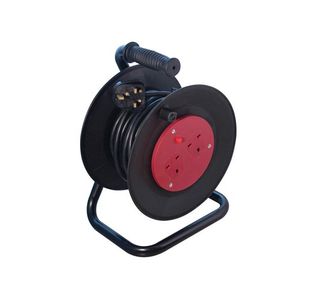 Ced Hd 2-Way 10 Amp Ext Reel 25M Blk