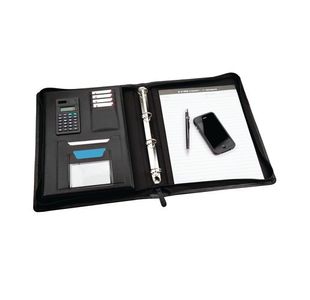 Monolith Meeting Folder Zip A4 Blk