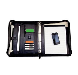Monolith Zip Leather Rbinder A4 Blk