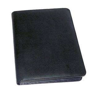 Monolith Leather Conf Folder A4 Blk
