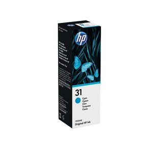 Hp 1Vu26Ae 31 Cyan Ink Bottle 8K