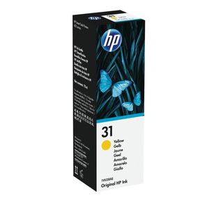 Hp 1Vu28Ae 31 Yellow Ink Bottle 8K