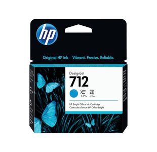 Hp 3Ed67A 712 Cyan Ink Cartridge 29Ml