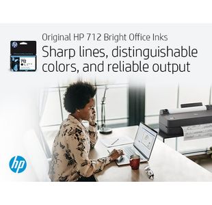 Hp 3Ed69A 712 Yellow Ink Cartridge 29Ml