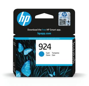 Hp 4K0U3Ne No 924 Cyan Ink 400 Pages