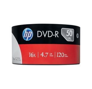 Hp Dvd-R 16X 4.7Gb Wrap Pk50