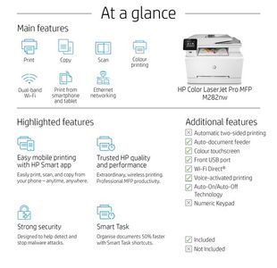 Hp Color Laserjet Pro M282Nw Printer