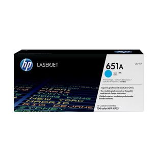 Hp Ce341A Cyan Toner No 651A