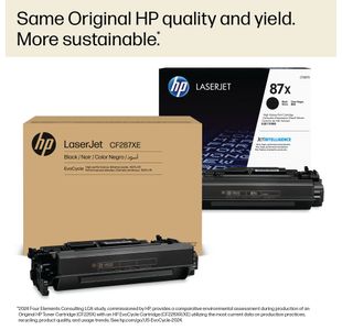 Hp 87Xe Evocycle Laser Toner Black