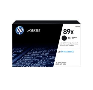Hp Cf289X 89X Black Toner Cart 10K