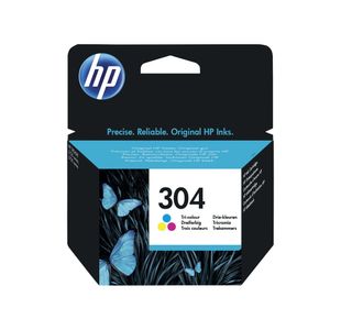 Hp N9K05Ae 304 Tri Color Ink Cartridge