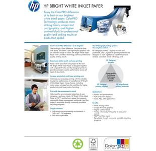 Hp Bright White Inkjet Paper A0
