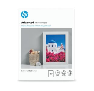 Hp Pht Ppr Glssy 250Gsm 25 Sheets