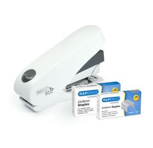 Rapesco Luna Stapler 50Sh White 1467
