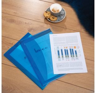 Eco Recyc Popp Wlt A4+ B/Blue Pk5