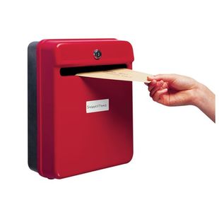 Helix Post/Suggestion Box Red