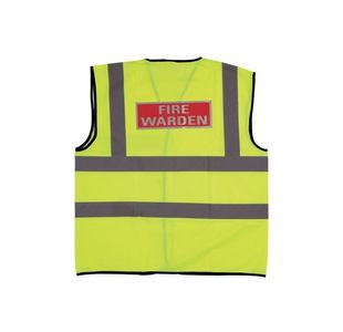 Fire Warden Vest High Res Xl Yellow