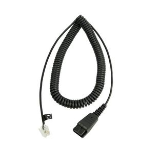 Jabra Qd To Modular Rj9 Bottom Cord