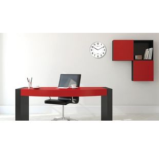 Unilux Aria Clock Metal Grey