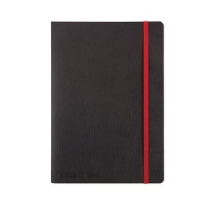 Black N Red Soft Cover Notebook A5