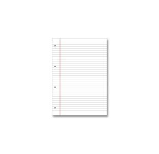 Hamelin Ruled Ref Pad A4 80Sht Pk5