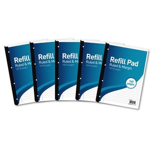 Hamelin Ruled Ref Pad A4 80Sht Pk5