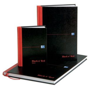 Black N Red Hb Smart Ruled Ntbook A4