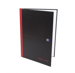 Black N Red Hb Smart Ruled Ntbook A4