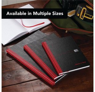 Black N Red Hb Csbound Notebk A4 Pk2