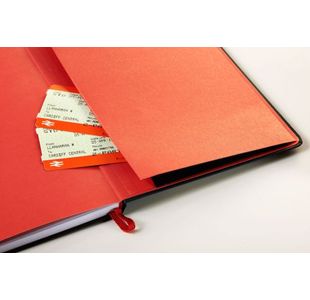 Black N Red Hard Cover Notebook A5
