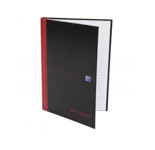 Black N Red Single Cash Book A5 Pk5