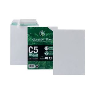 Basildon Env C5 Wht Pocket 100G Pk50